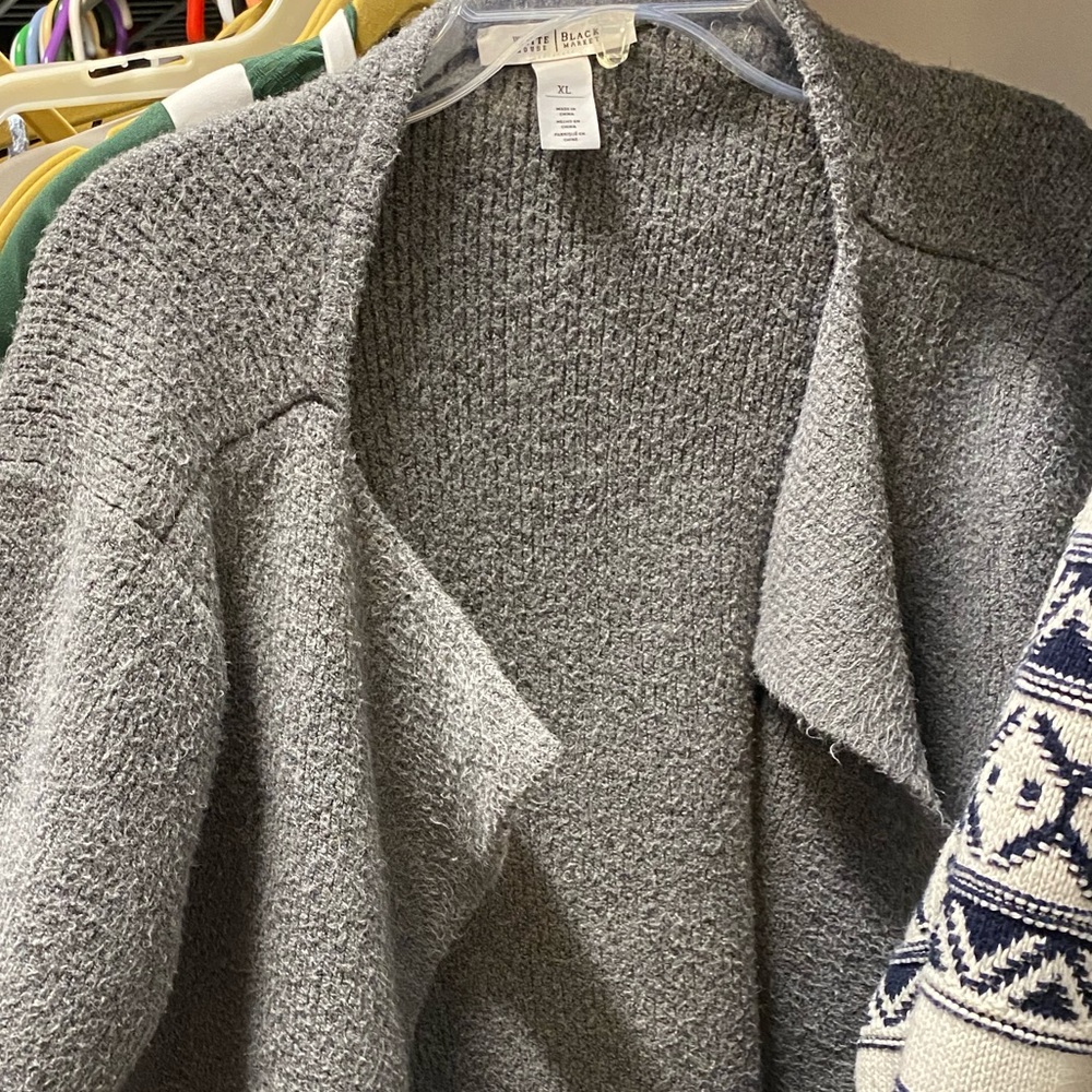 Gray sweater